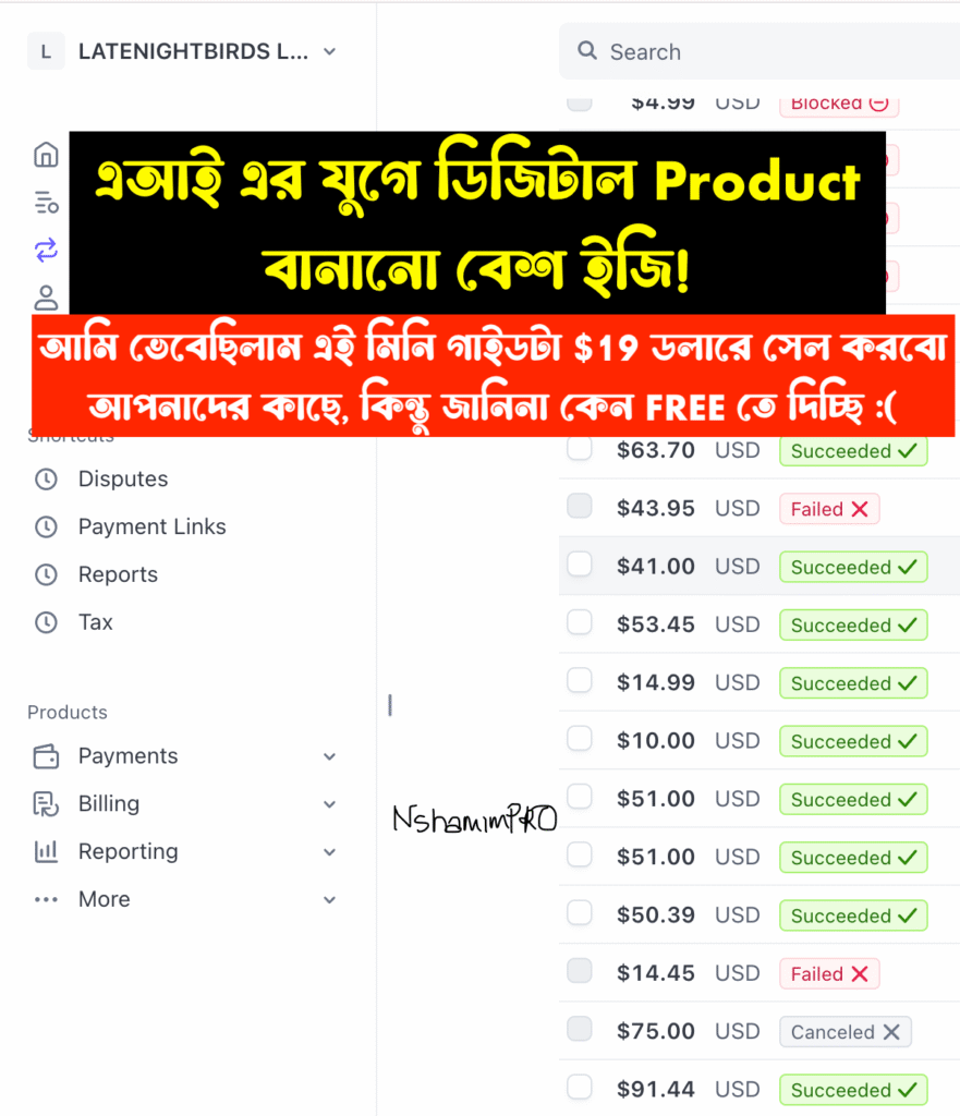 make digital product with AI
