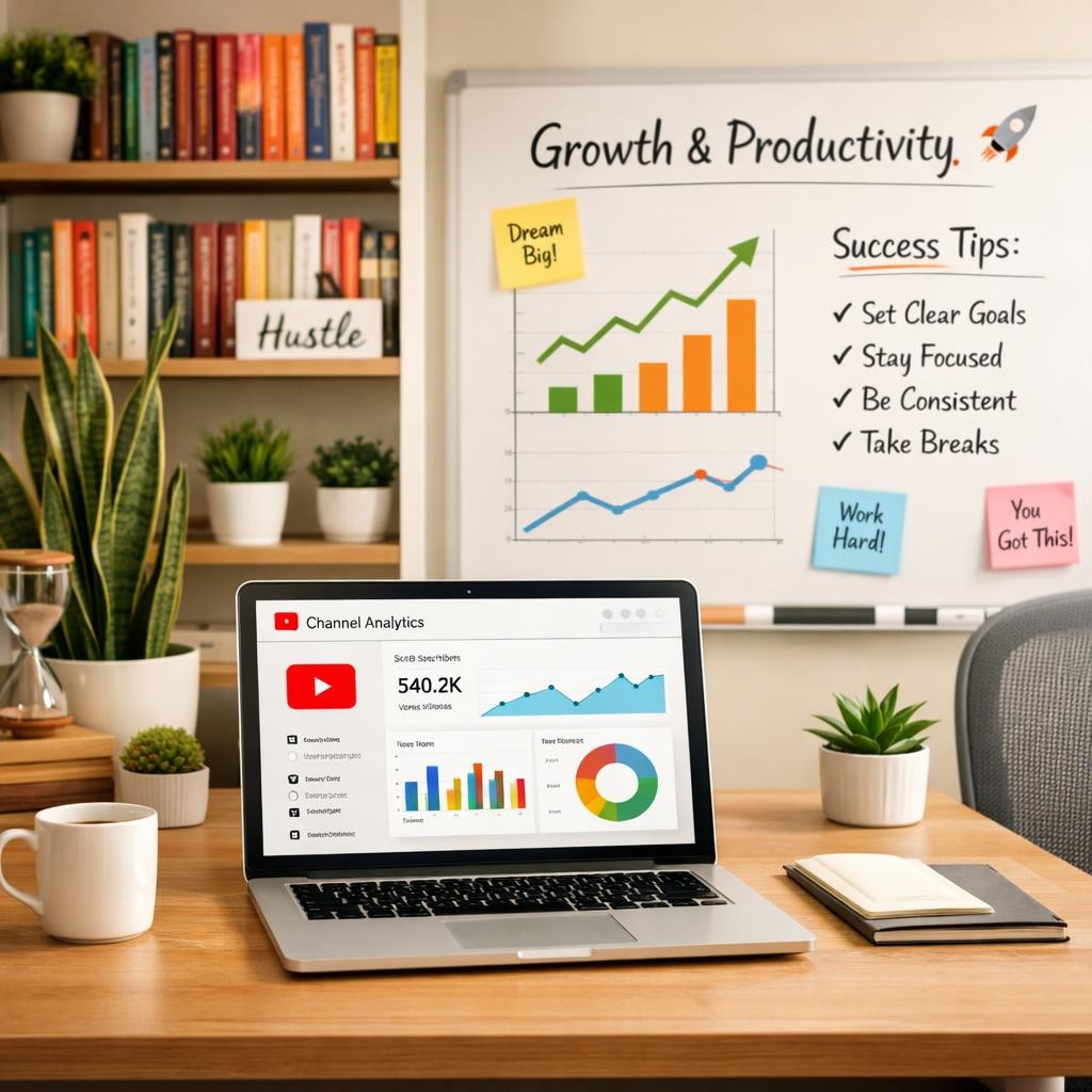 youtube channel to follow for growth and productivity